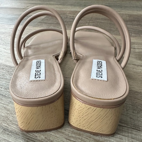 STEVE MADDEN ASSURED BLOCK HEEL SANDAL SZ 7M - Picture 7 of 10